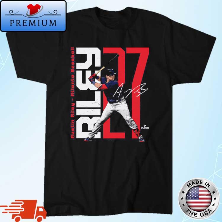 Austin Riley Signature Atlanta Braves Baseball T-Shirt