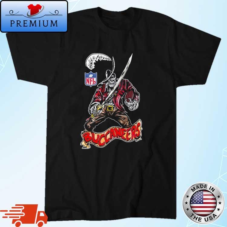 Men's Tampa Bay Buccaneers Mitchell & Ness x Warren Lotas Black T