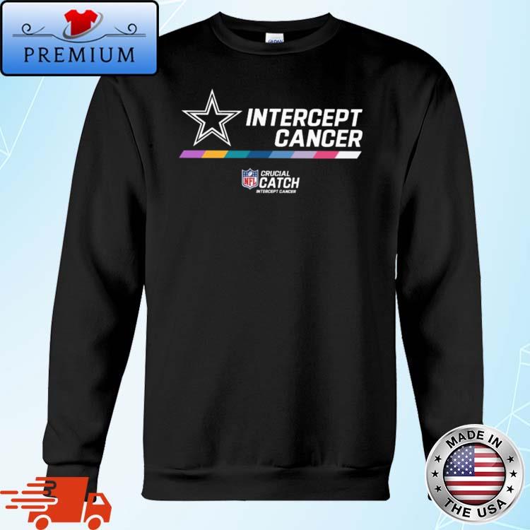 Dallas Cowboys Intercept Cancer shirt,Sweater, Hoodie, And Long Sleeved,  Ladies, Tank Top