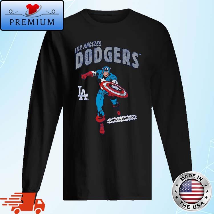 Youth Los Angeles Dodgers Royal Team Captain America Marvel Shirt, hoodie,  sweater, long sleeve and tank top