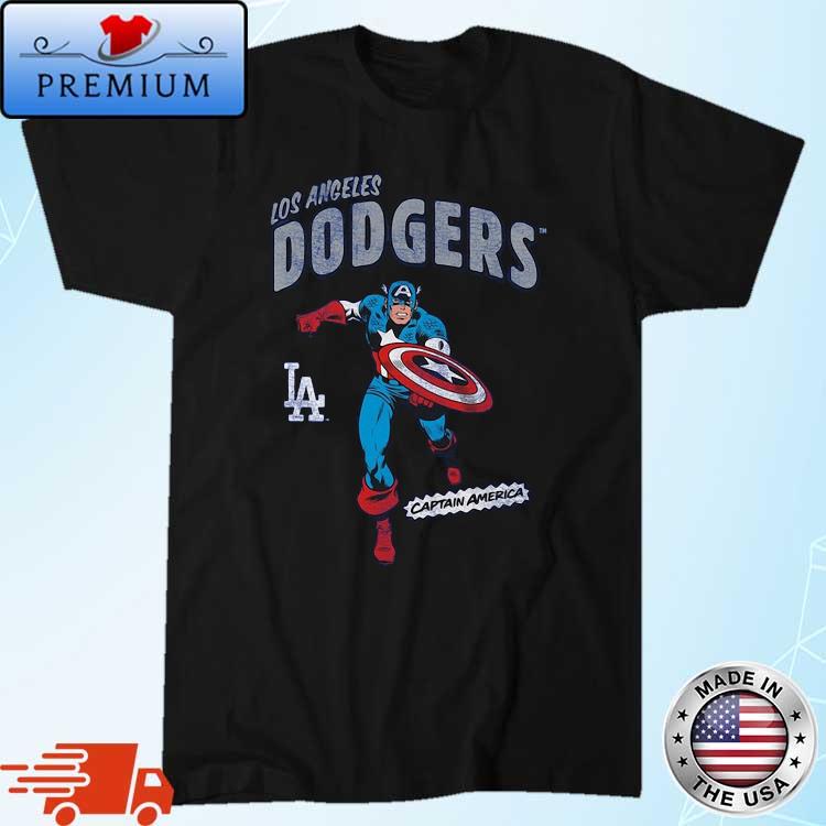 Youth Los Angeles Dodgers Royal Team Captain America Marvel Shirt, hoodie,  sweater, long sleeve and tank top
