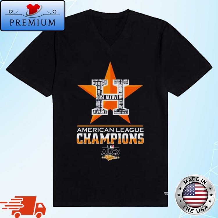 Mlb Houston Astros Skyline Player Names American League Champions 2022  Shirt,Sweater, Hoodie, And Long Sleeved, Ladies, Tank Top