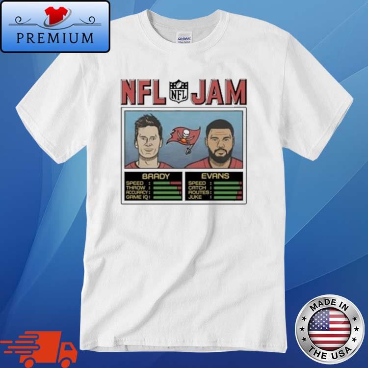 FREE shipping The Nfl Jam Buccaneers Brady And Evans Shirt, Unisex