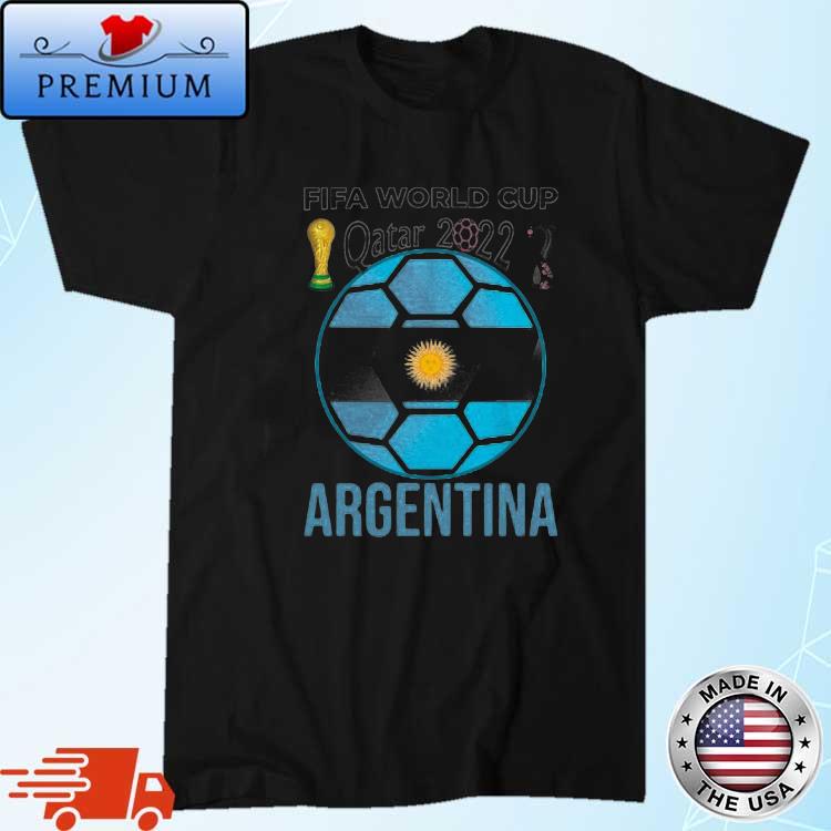 Argentina Fifa World Cup Qatar 2022 Shirt