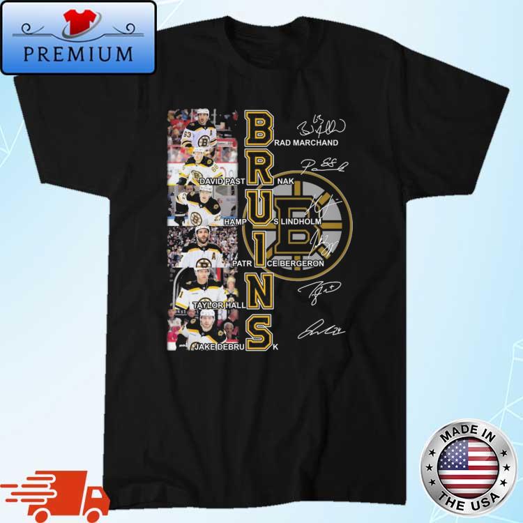 Boston Bruins Brad Marchand David Pastrnak Signatures shirt