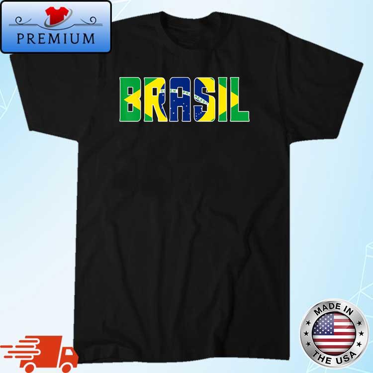 Brasil Flag Brazilian Soccer Fan T-Shirt