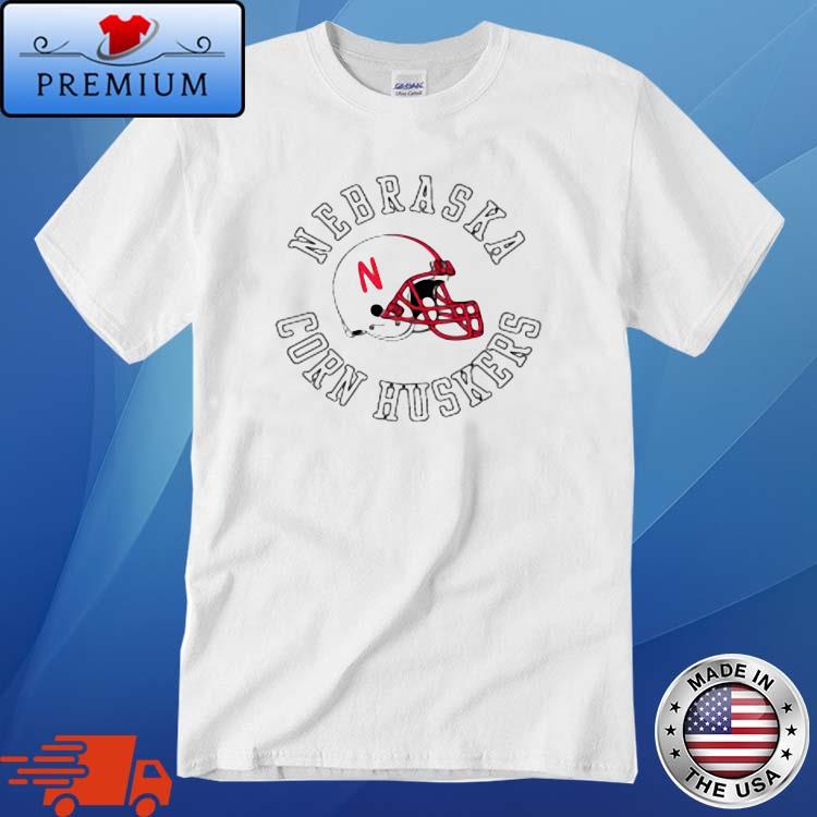 Charlie Hustle Nebraska Cornhuskers Red Football Shirt