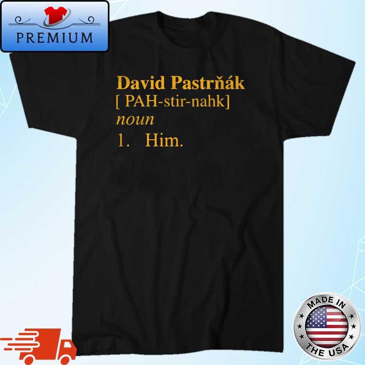 David Pastrnak Noun Him Shirt