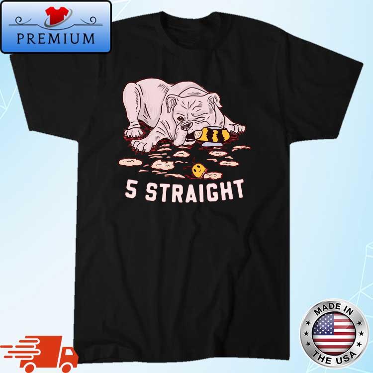 Georgia Bulldogs 5 Straight Shirt