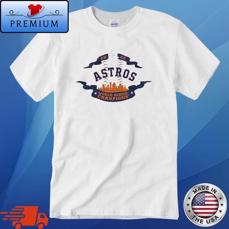Infant Houston Astros Tiny Turnip White 2022 World Series Champions Shirt