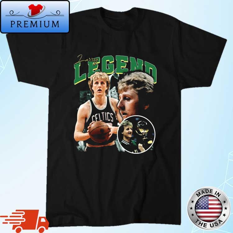 Larry Bird Boston Celtics Champion Legend Basketball Signature Shirt