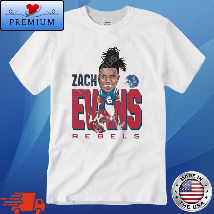 Ole Miss Rebels Zach Evans Rebels Shirt