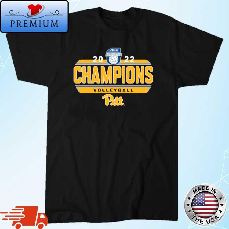Pitt Panthers 2022 ACC Champions Volleyball Locker Room Shirt