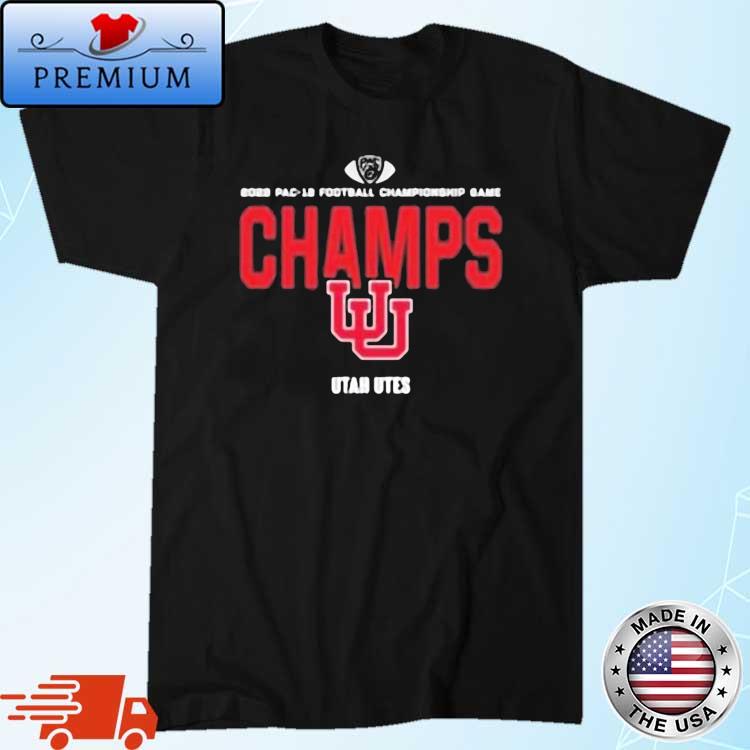 2022 Pac-12 Football Championship Game Utah Utes Champions Shirt