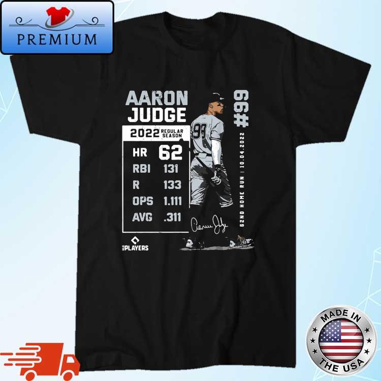 Aaron Judge 2022 Regular Season Signature Shirt