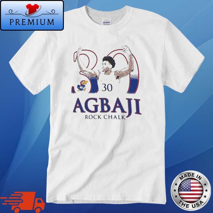 Agbaji Players Rock Chalk Jayhawks Shirt