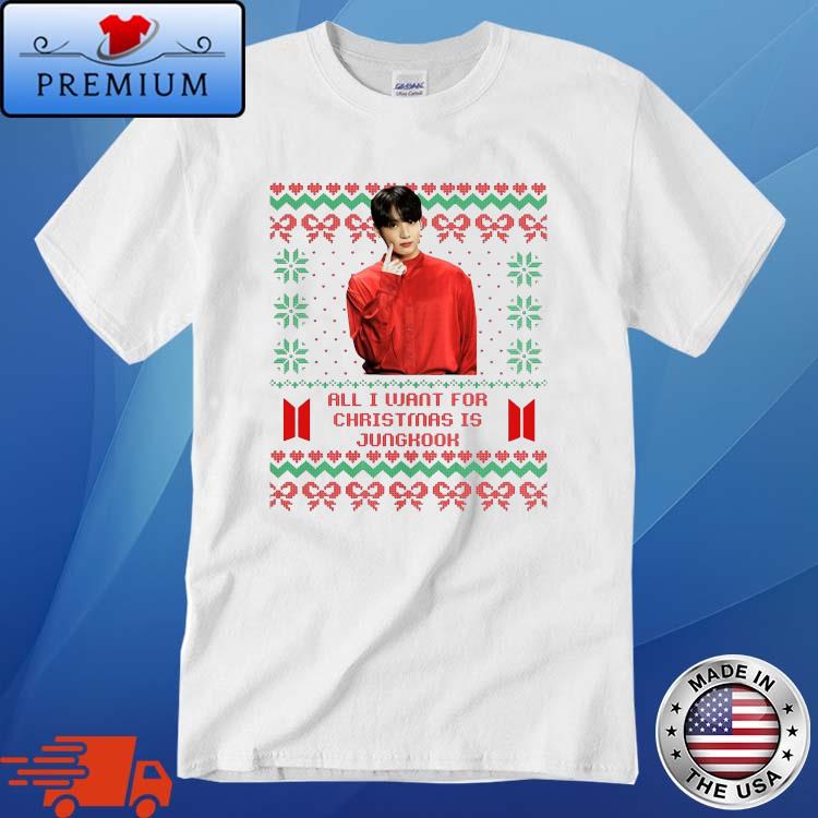 BTS Jungkook All I Want For Christmas Is Jungkook Ugly Christmas Sweater