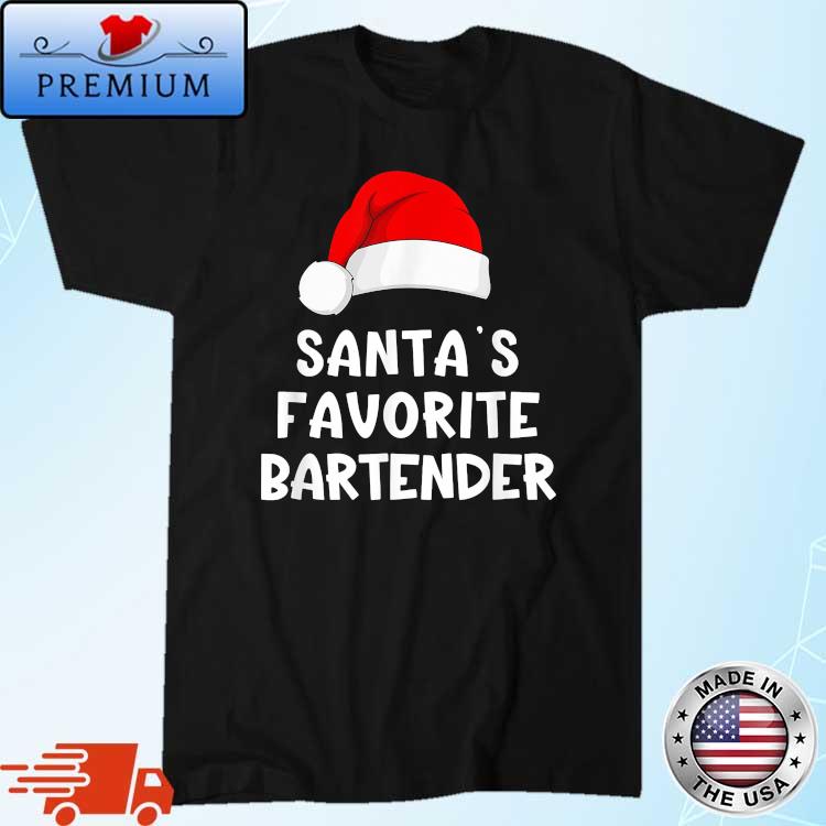 Christmas Santa's Favorite Bartender Xmas Sweater