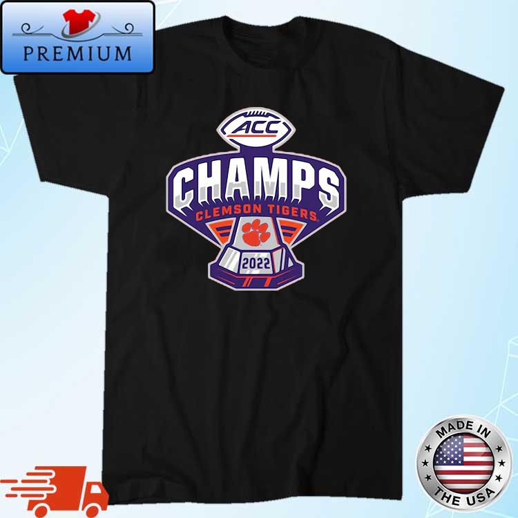 Clemson Tigers 2022 ACC Football Conference Champions Locker Room Shirt