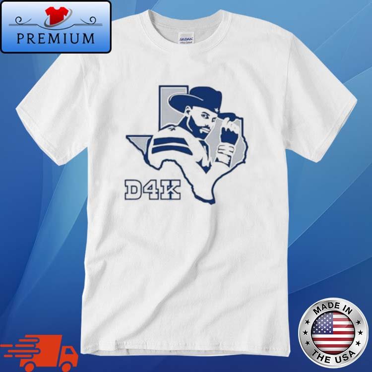 Dak Prescott D4k Dak Prescott Dallas Cowboys Texas Shirt