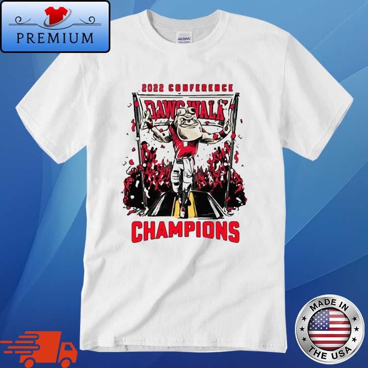 Dawg Walk Georgia Bulldogs 2022 Sec Champions Shirt