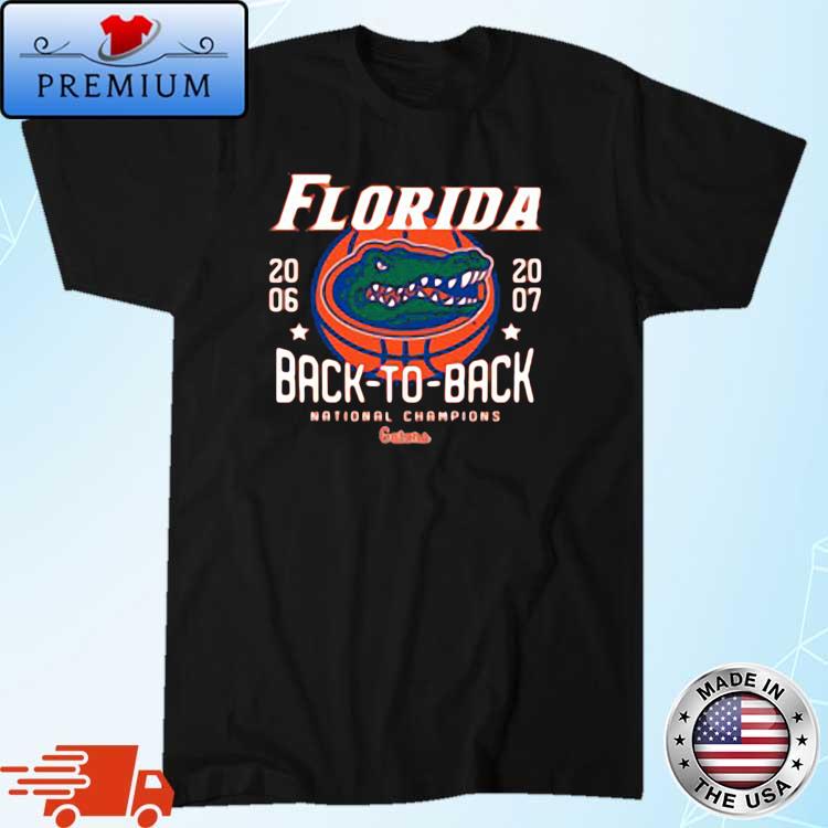 Florida Gators Back-To-Back Basketball 2006 2007 National Champions Shirt