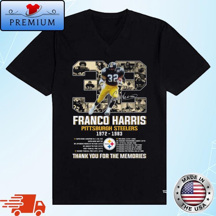 Franco Harris Pittsburgh Steelers 1972 1983 thank you for the