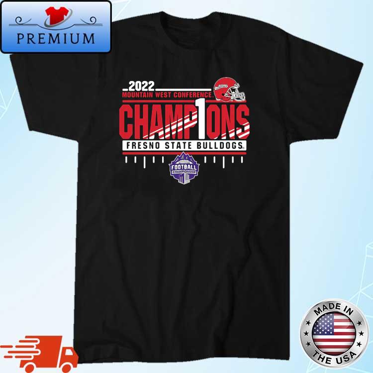 Fresno State Bulldogs 2022 Mountain West Football Conference Champions Shirt