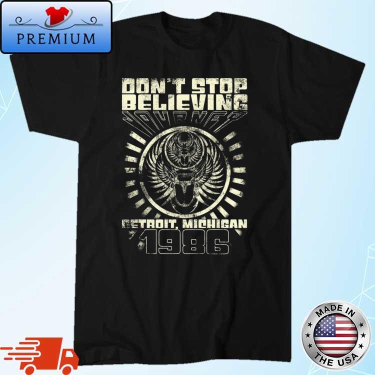Glory To You Forever Don’t Stop Believing Journey Rock Band 1986 Shirt