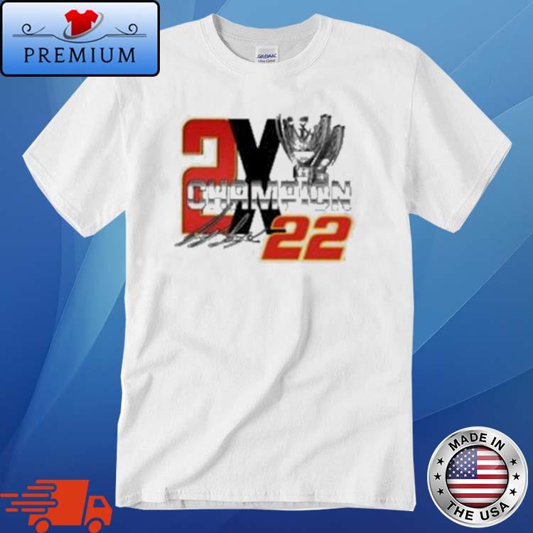 Joey Logano Team Penske 2X Champion Nascar Cup Series Shirt