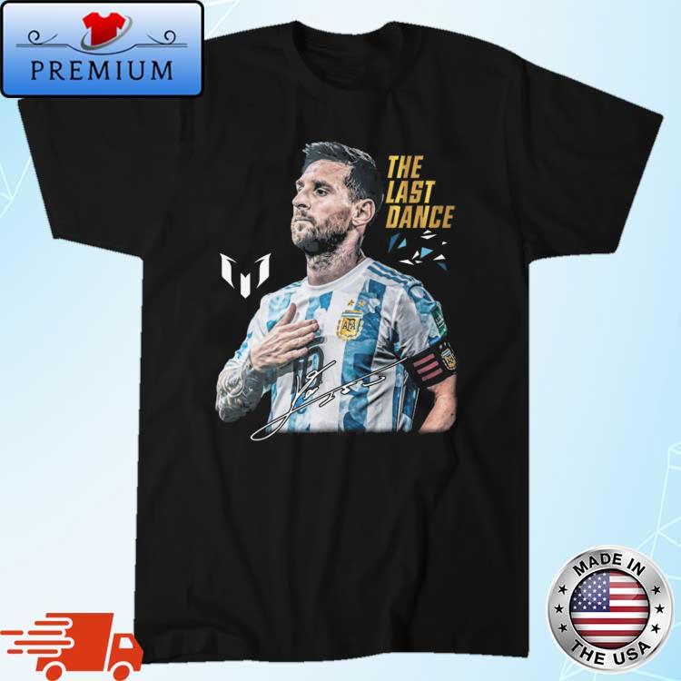 Lionel Messi Argentina The Last Dance Signature shirt