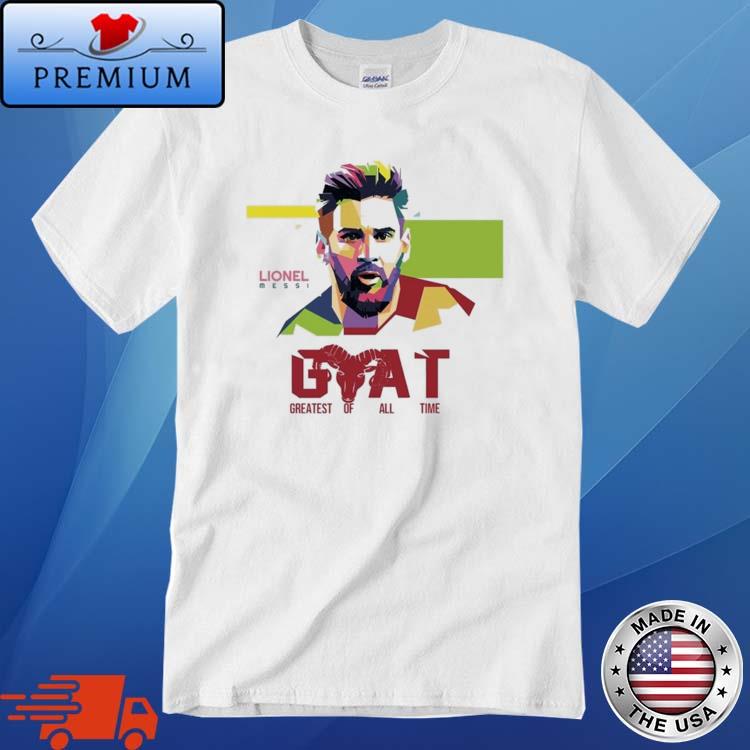 Lionel Messi The Goat 2022 World Cup Champions Greatest Of All Time Shirt
