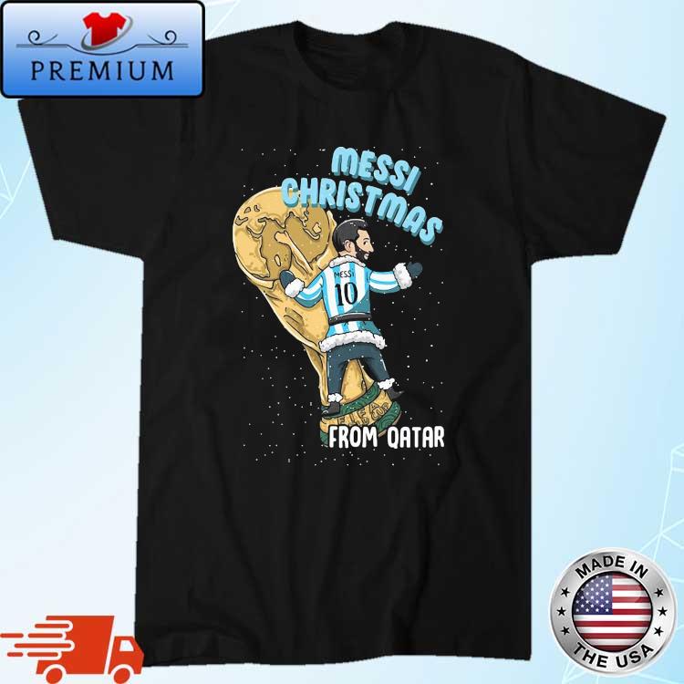 Messi Christmas From Qatar Lionel Messi Argentina World Cup 2022 Shirt