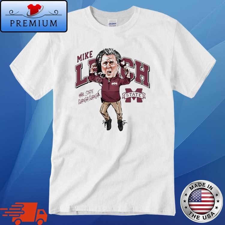 Mike Leach Caricature Mississippi State University Collection Shirt