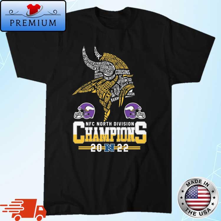 Minnesota Vikings 2022 NFC North division champions shirt, hoodie, sweater  and v-neck t-shirt