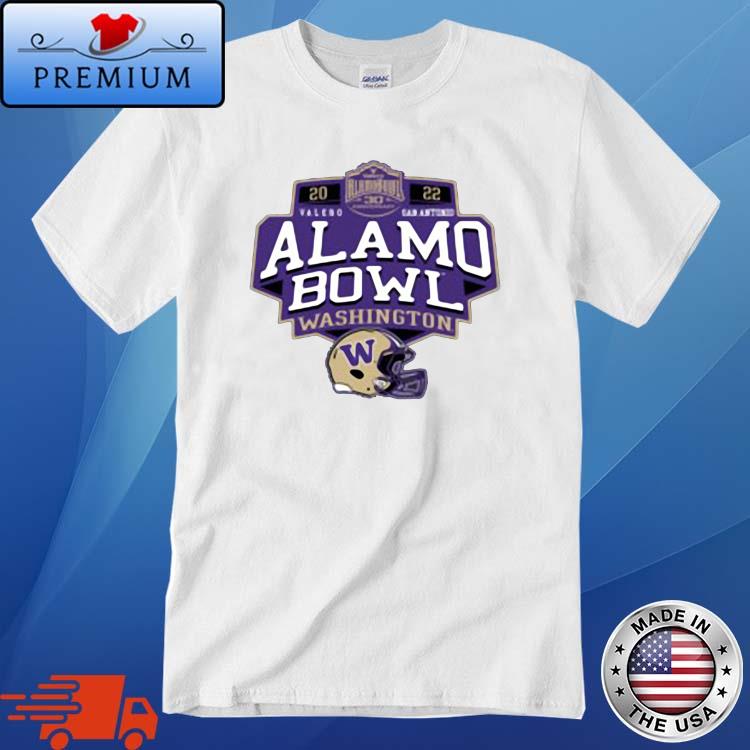 NCAA 2022 Washington Valero Alamo Bowl Helmet Shirt