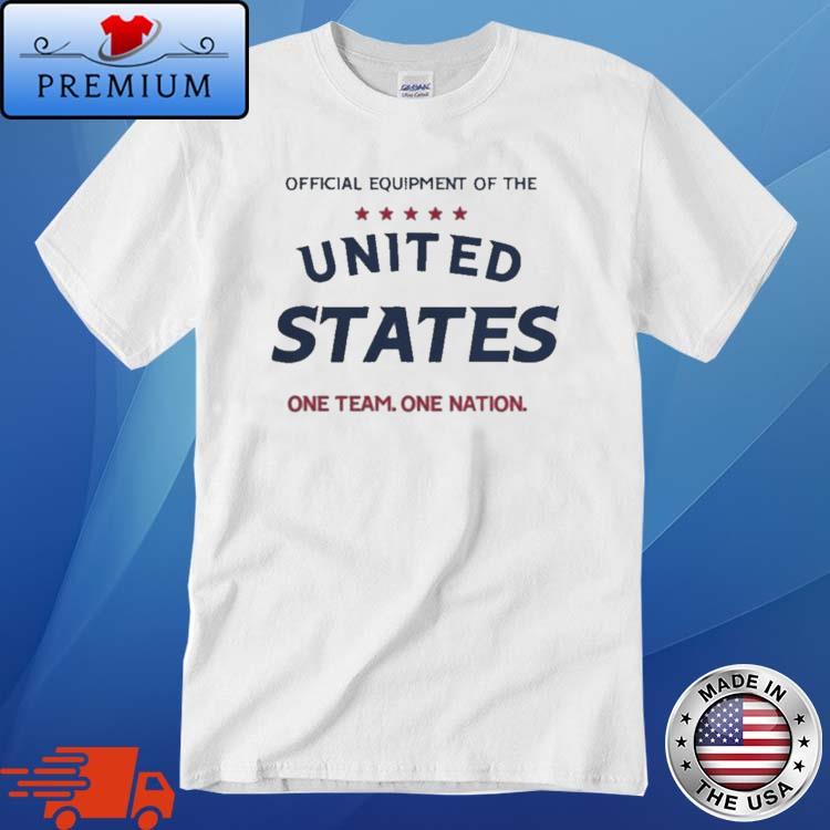 One Team One Nation United States National Soccer Team Qatar World Cup 2022 T-Shirt