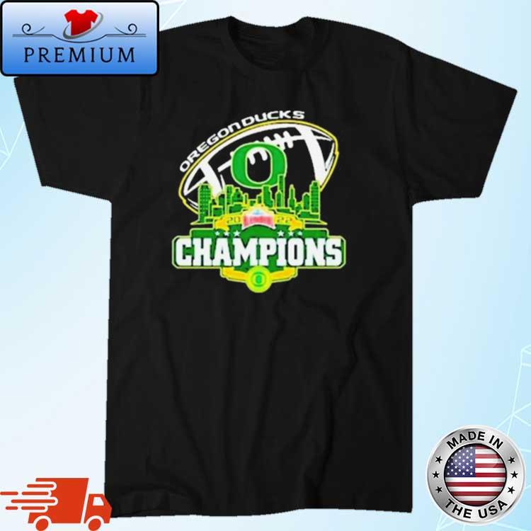 Oregon Ducks Logo Alamo Bowl City 2022 Champions Shirt