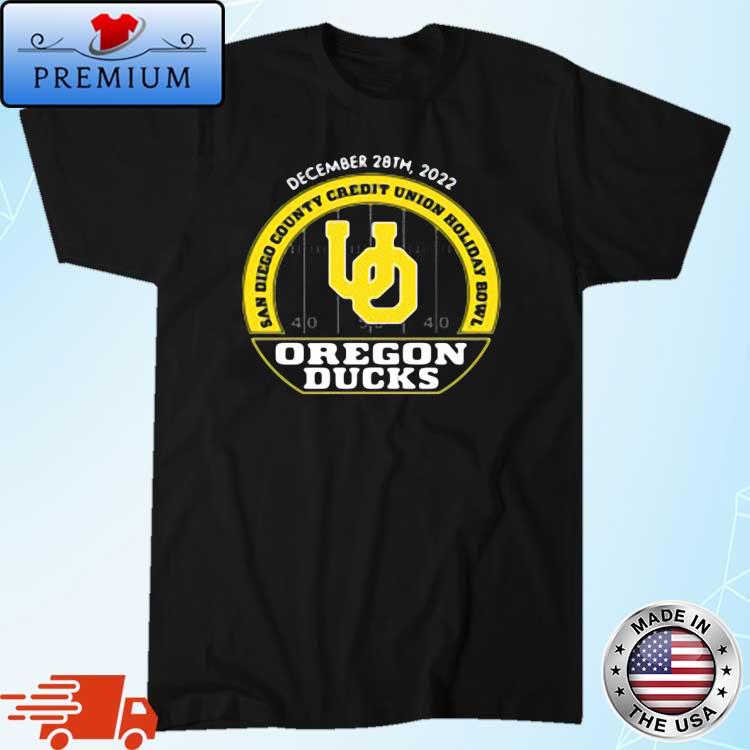 Oregon Ducks San Diego County Credit Union Holiday Bowl 2022 Shirt