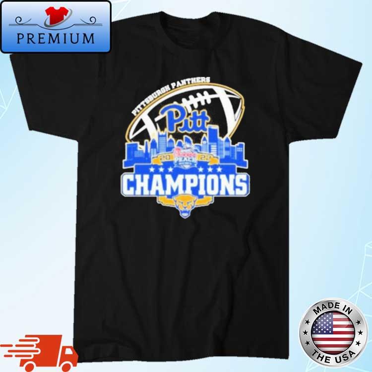Pittsburgh Panthers Spartans Chick Fil Peach Bowl City Champions 2022 Shirt