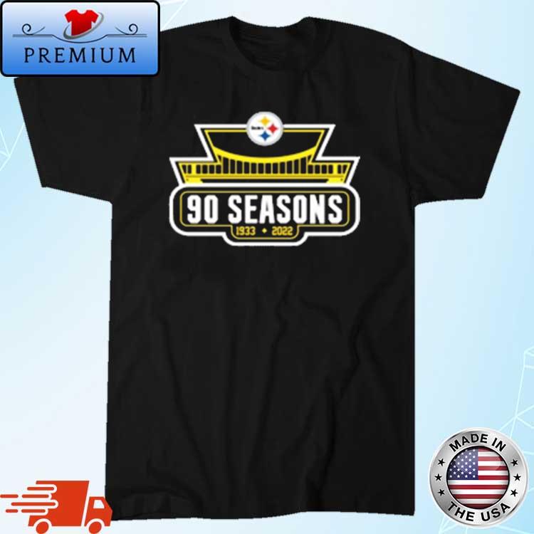 Pittsburgh Steelers 90th Season Logo 1933-2022 Shirt