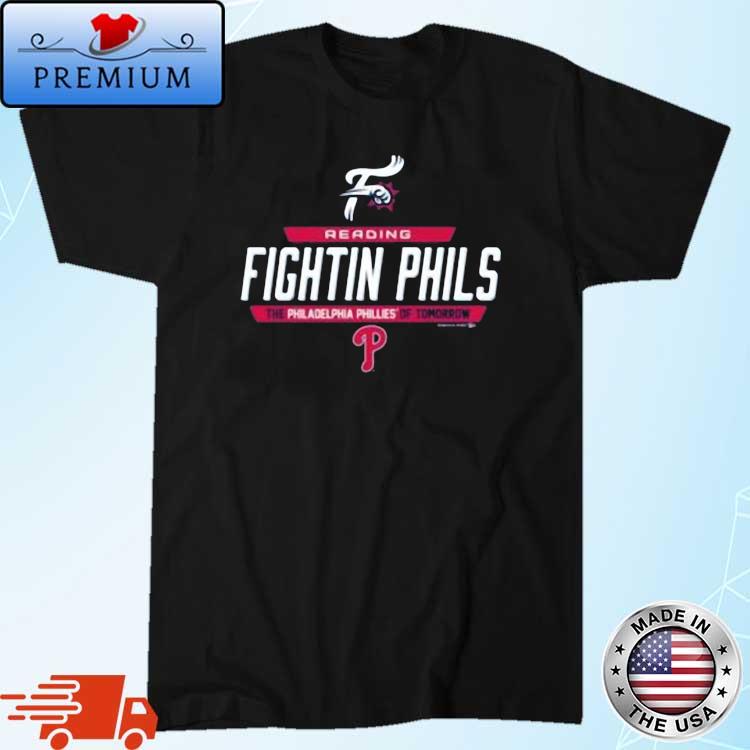 Reading Fightin Phils Fightins Navy Affiliate Phillies Shirt