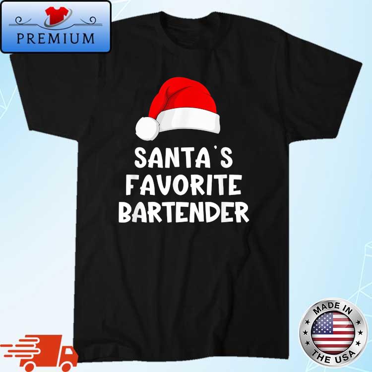 Santa's Favorite Bartender Christmas sweater