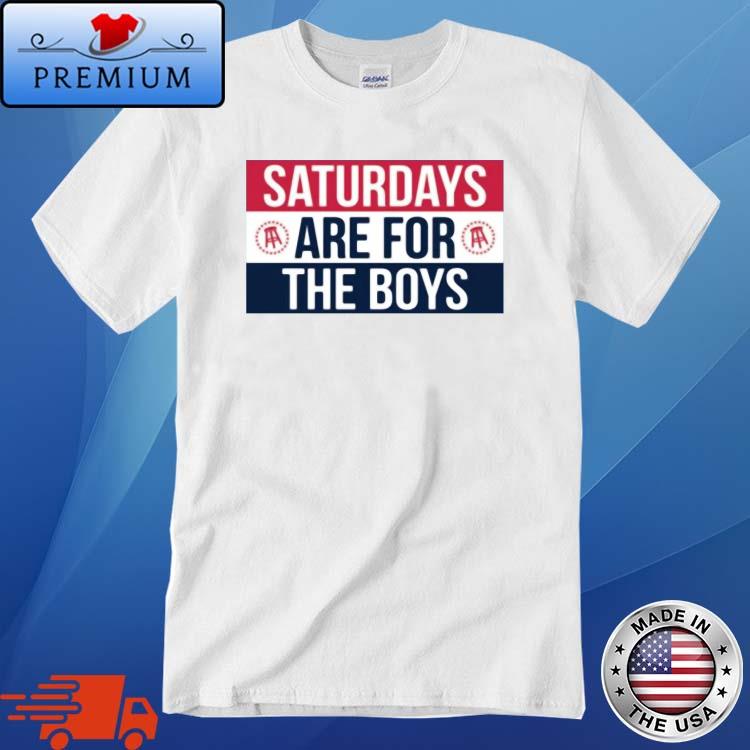 Saturdays Are For The Boys Stools ' Stars Shirt