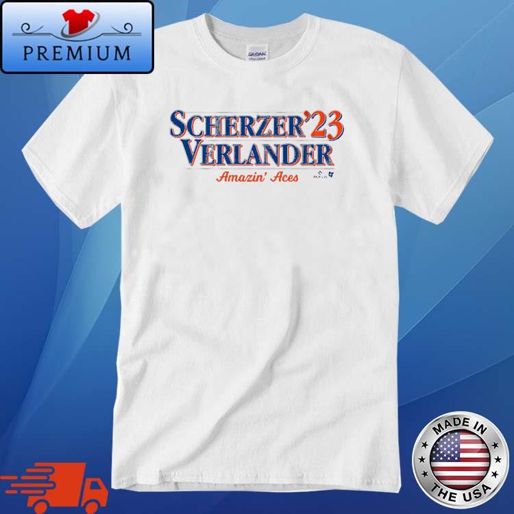 Scherzer Verlander '23 Amazin' Aces Shirt