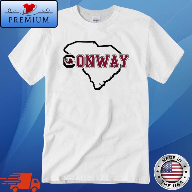 South Carolina Gamecocks Conway Map Shirt