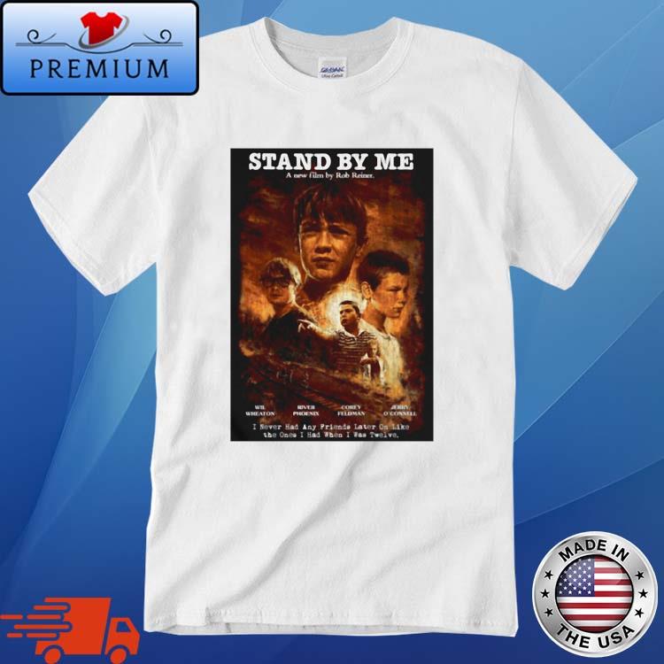 Stand By Me Distressed 80s Cult River Phoenix shirt
