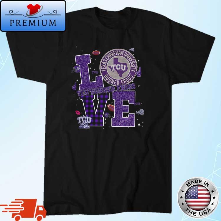 TCU Horned Frogs Love Buffalo Plaid Shirt