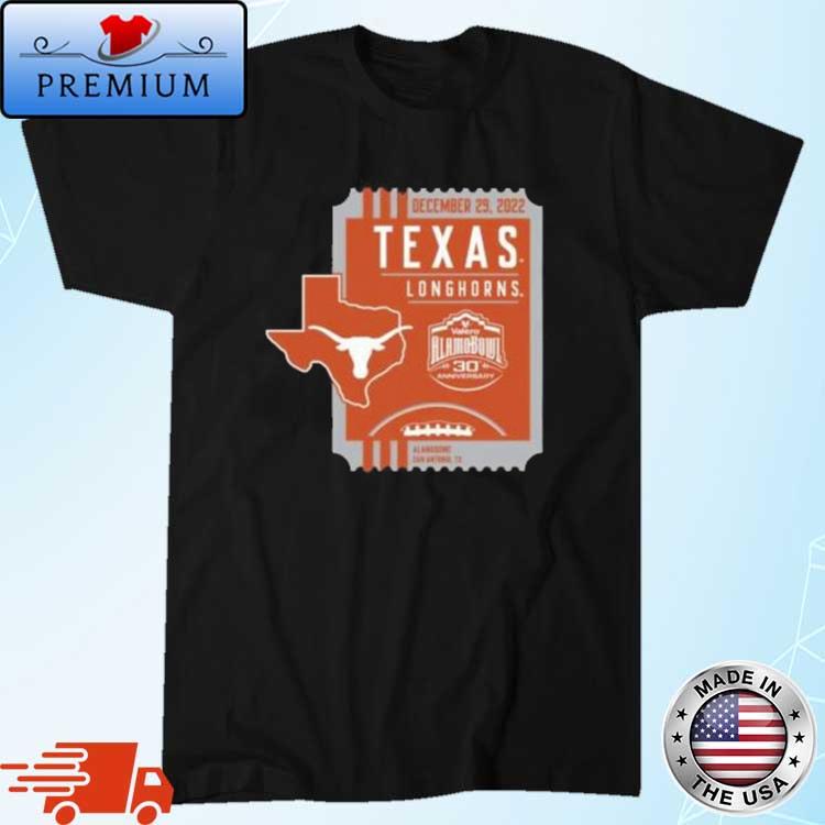 Texas Longhorns 2022 Valero Alamo Bowl Bound Shirt