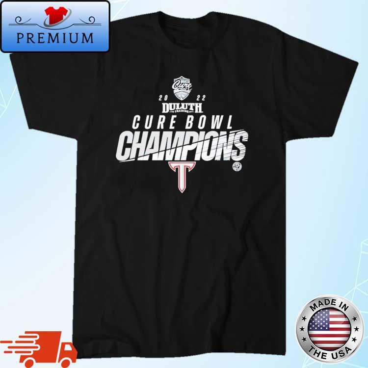 Troy Trojans 2022 Cure Bowl Champions Shirt